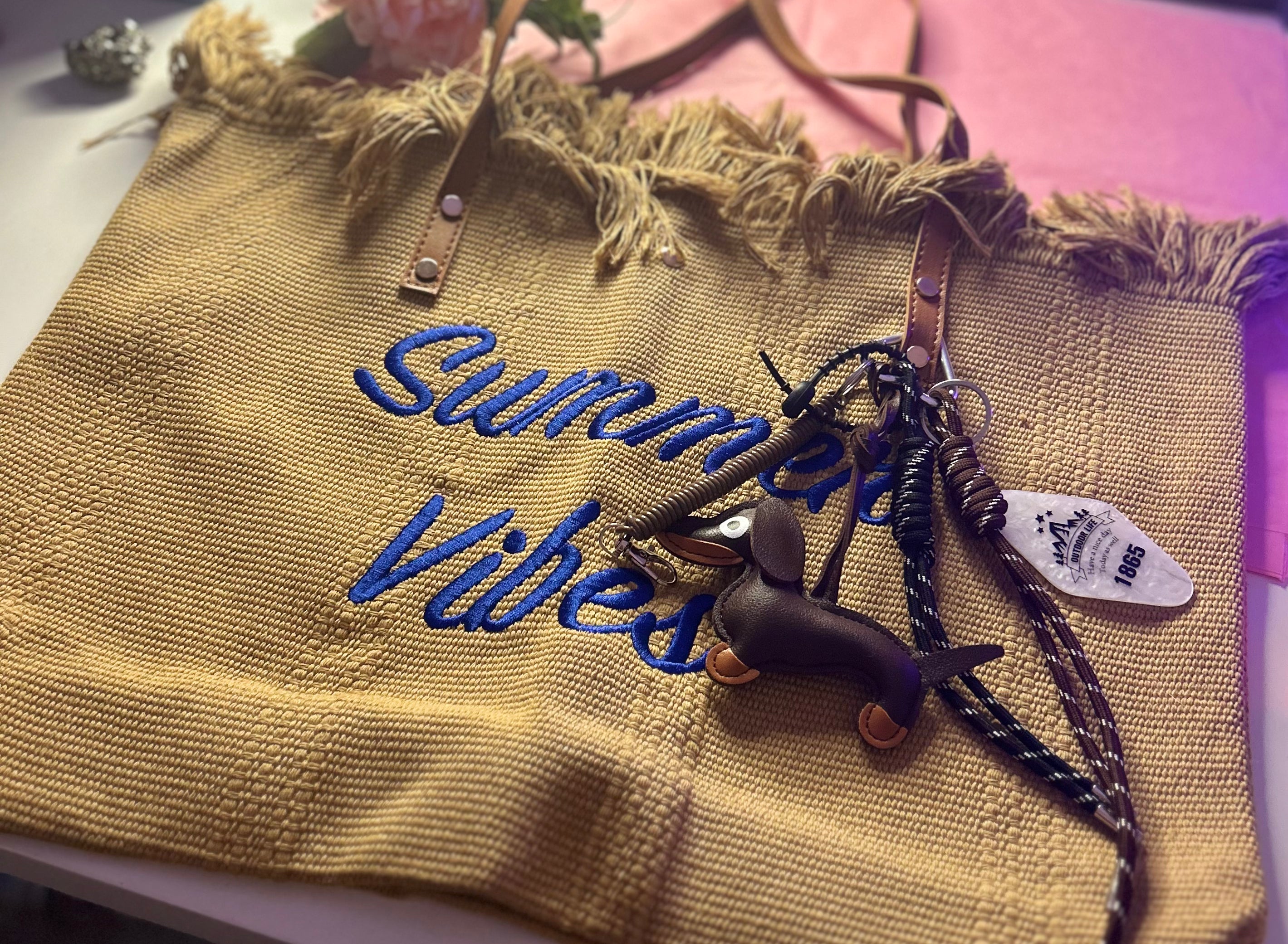 Sac Summer Vibes jaune