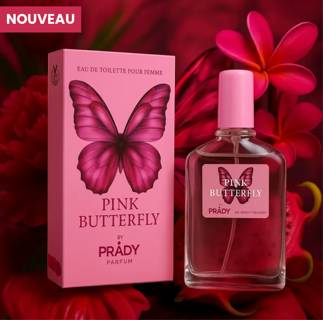 Eau de toilette Pink Butterfly