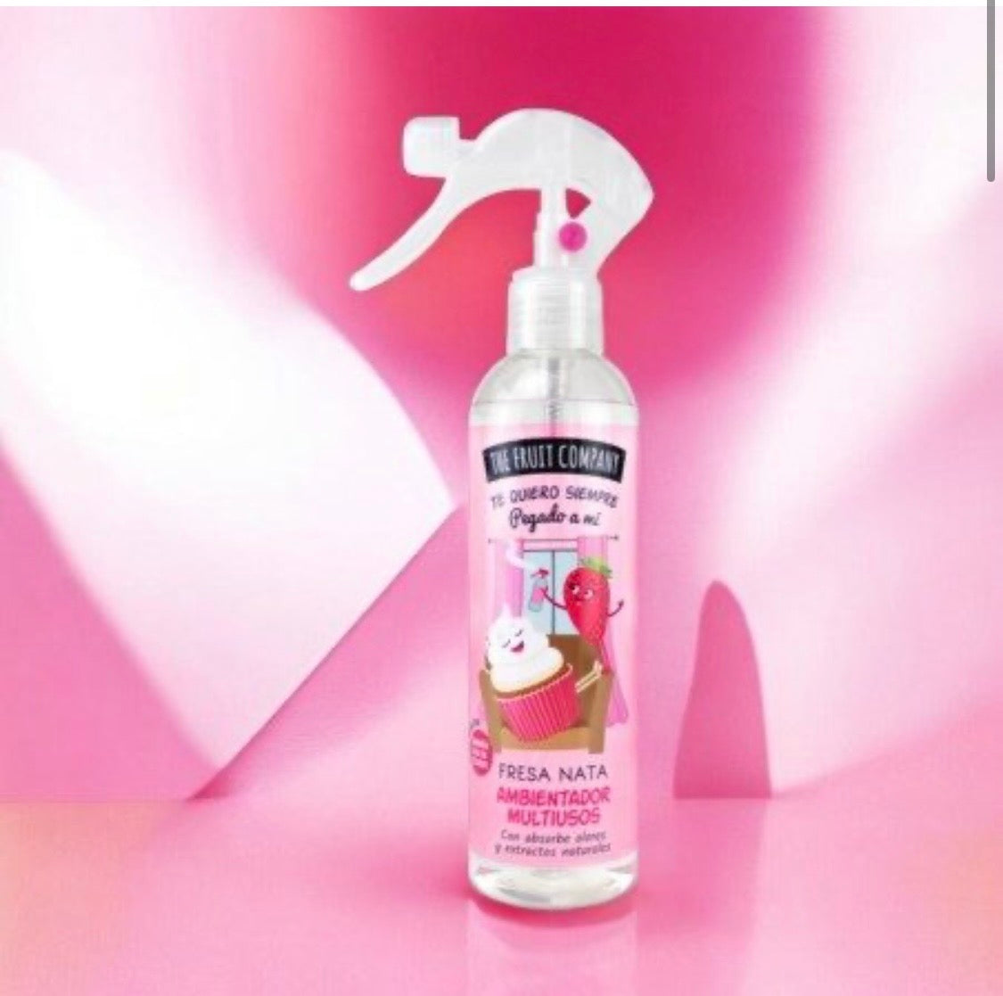 Brume textile fraise chantilly