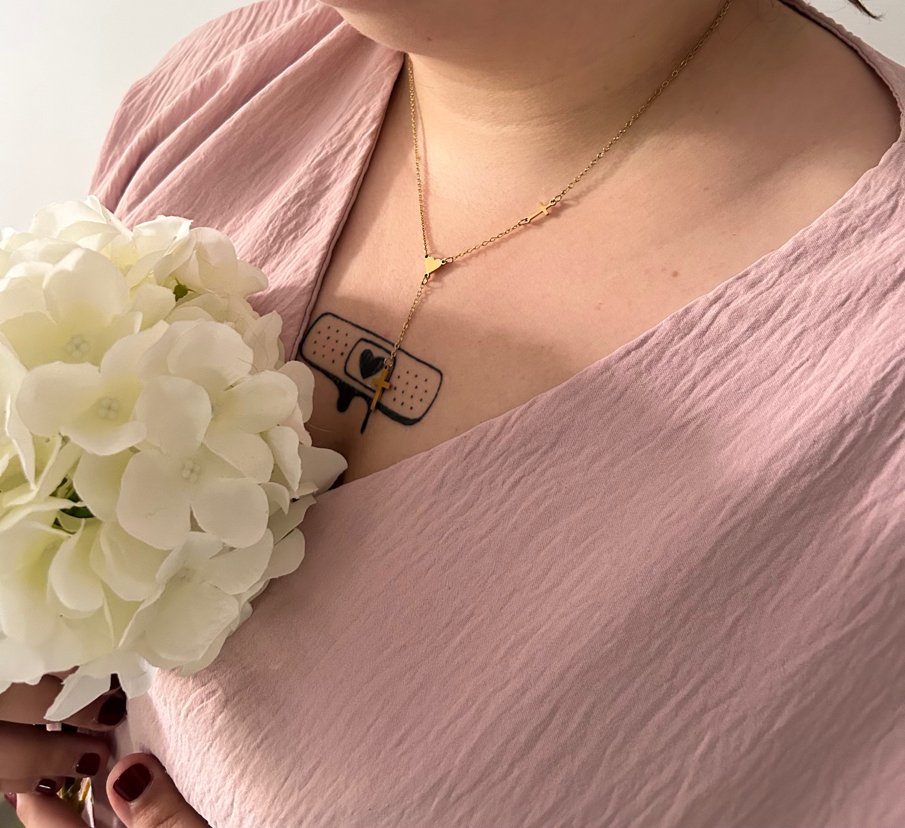 Collier Maria doré