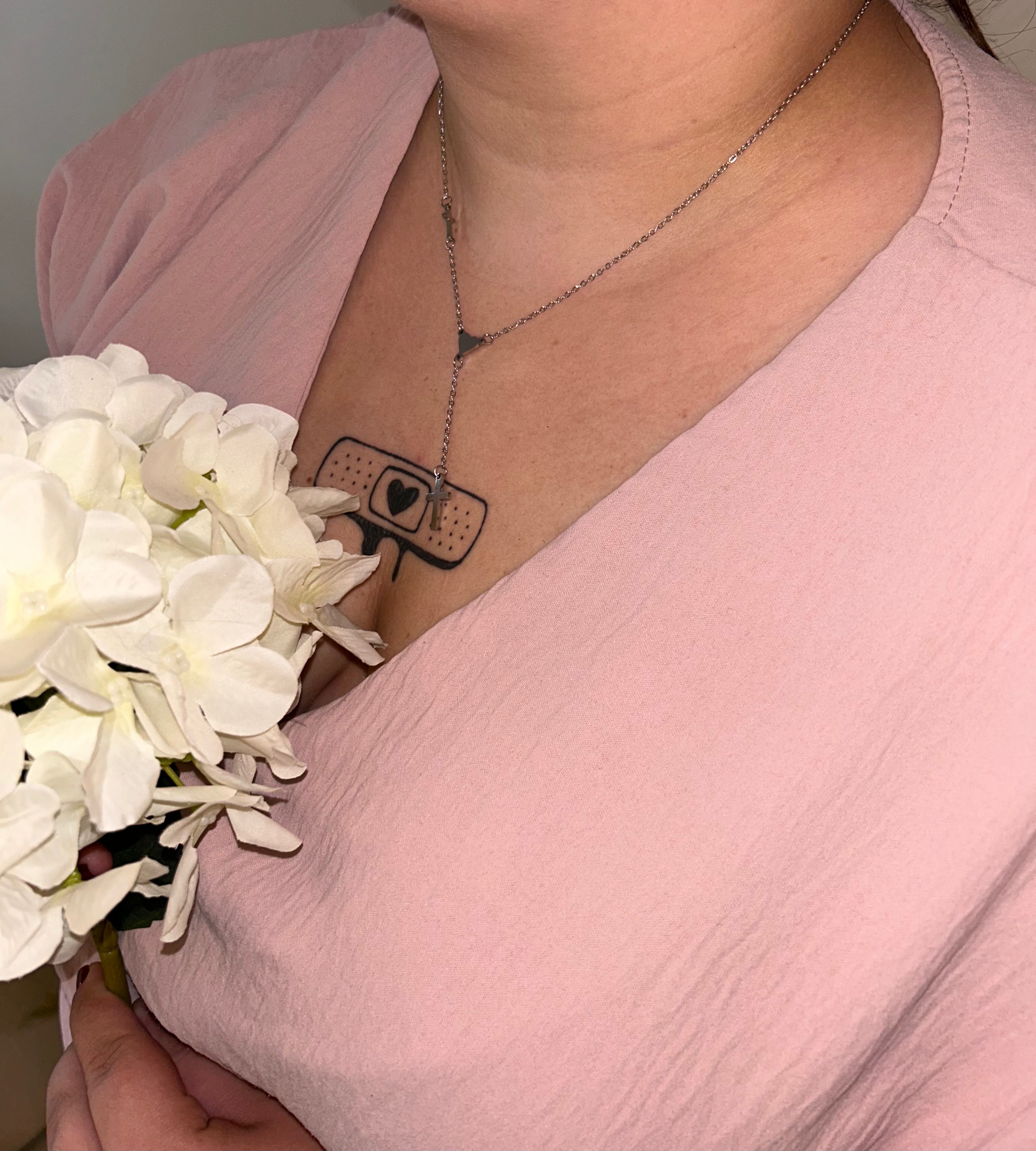 Collier Maria argenté