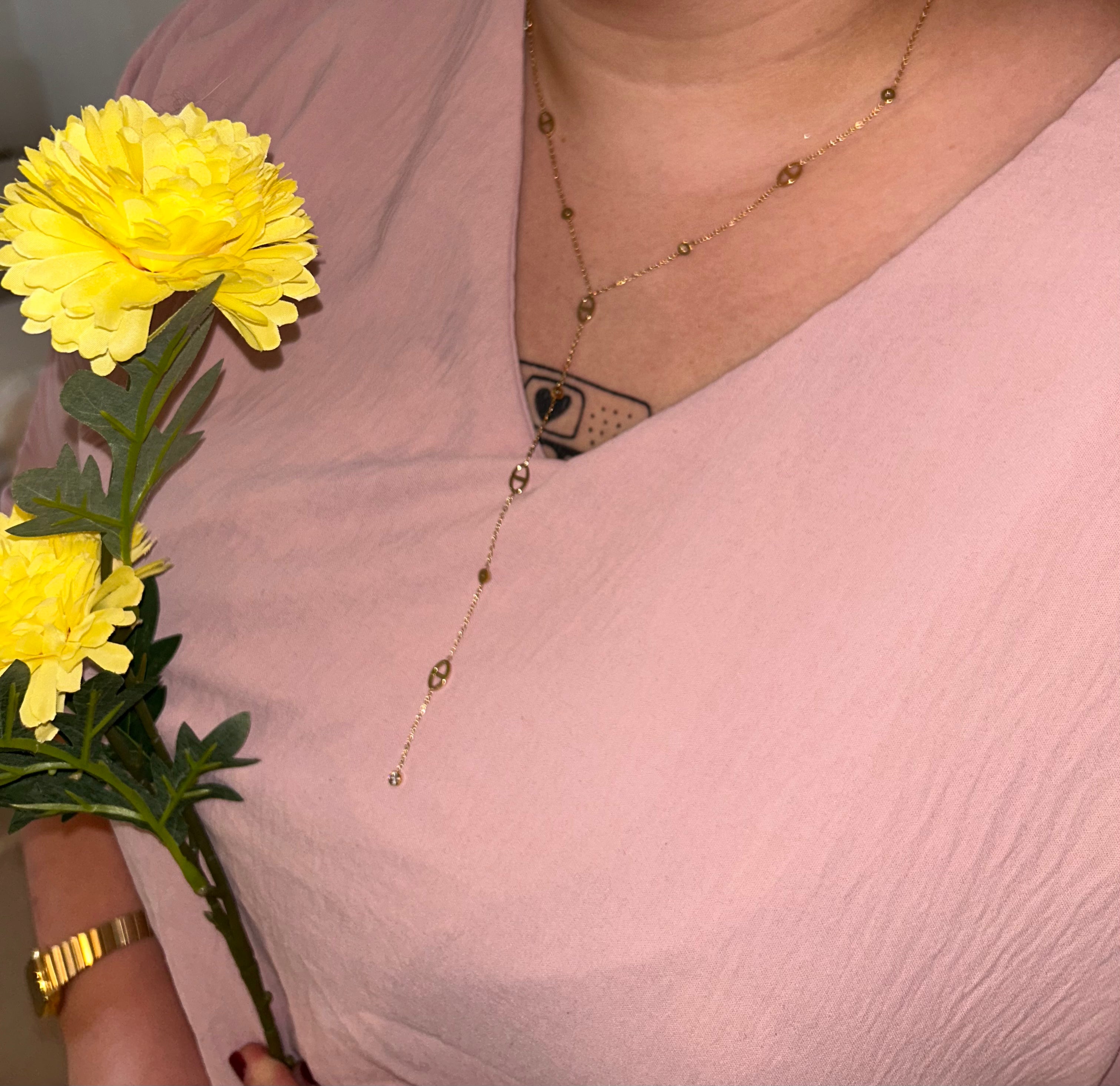 Collier Marine doré