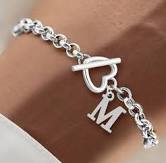 Bracelet personnalisé argenté